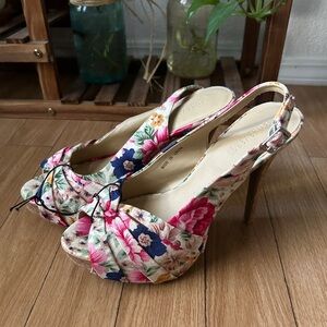 Forever21 2010s style peep toe heels